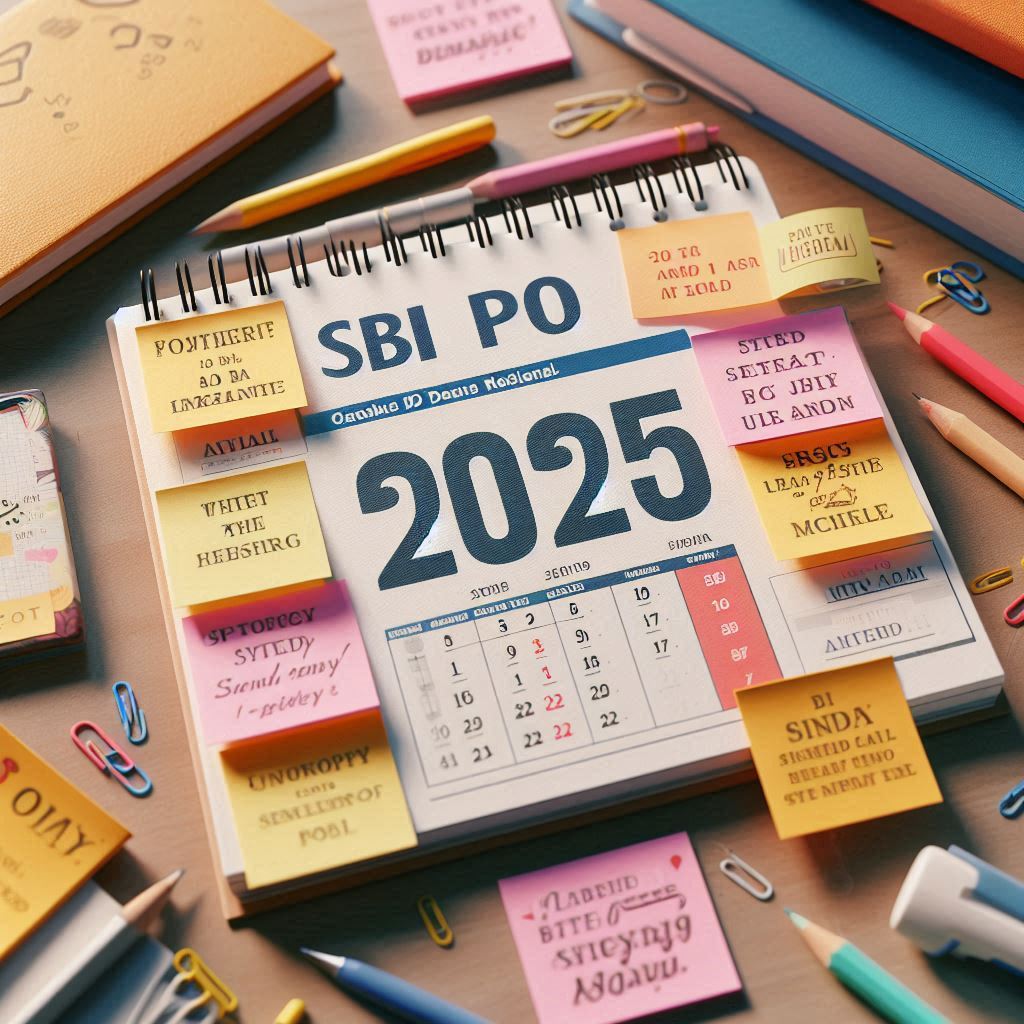 sbi po exam date 2025