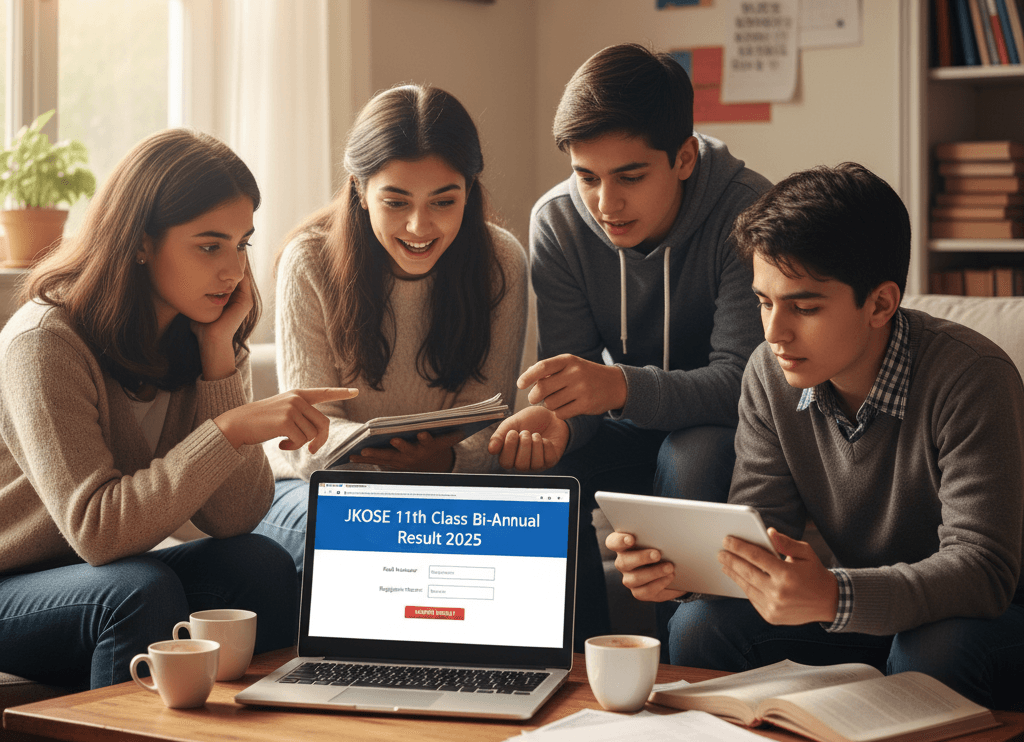 JKBOSE 11th Class Bi-Annual Result 2025 marksheet download